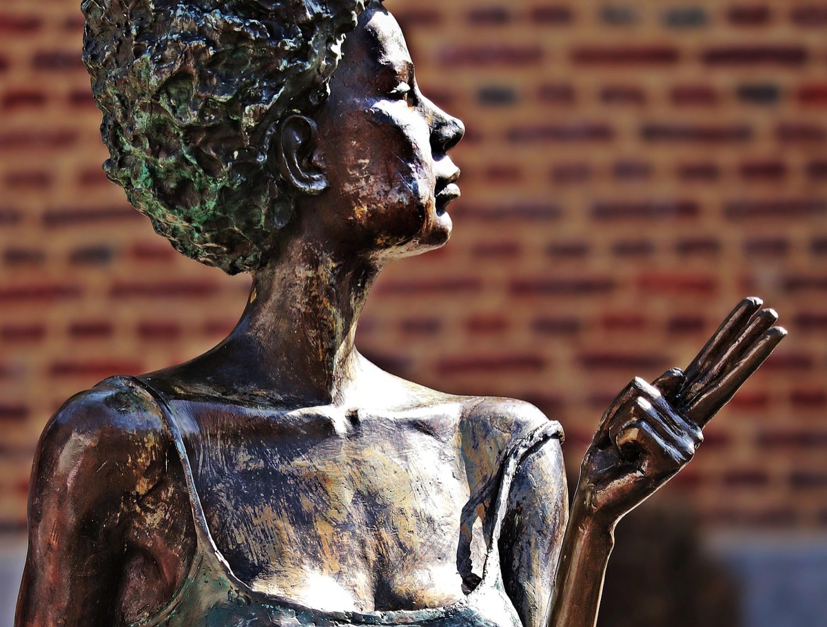 Statue in museum