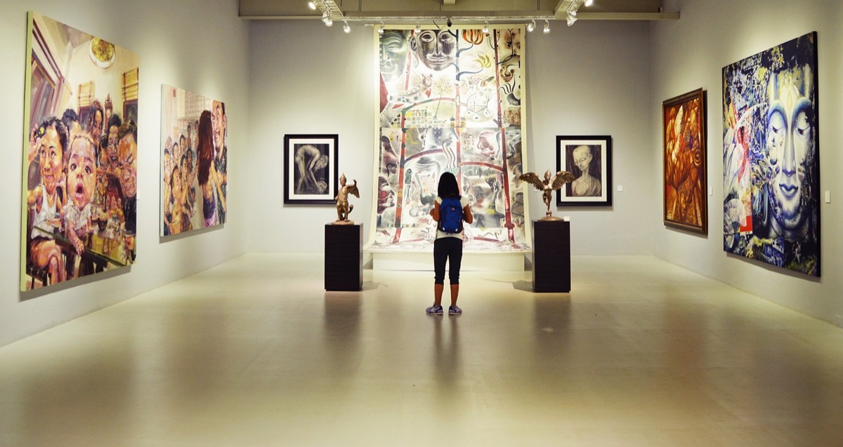 museum visitor guide map