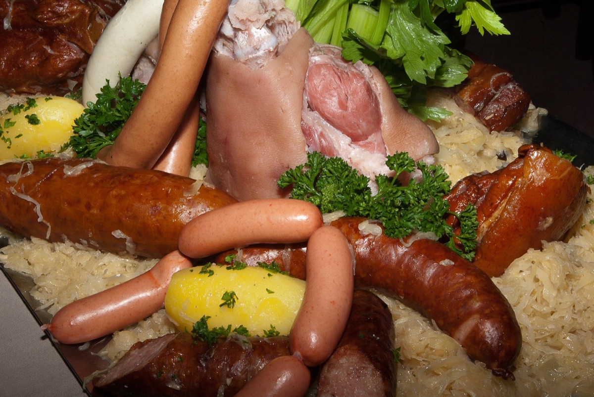 counter with fresh deli meats