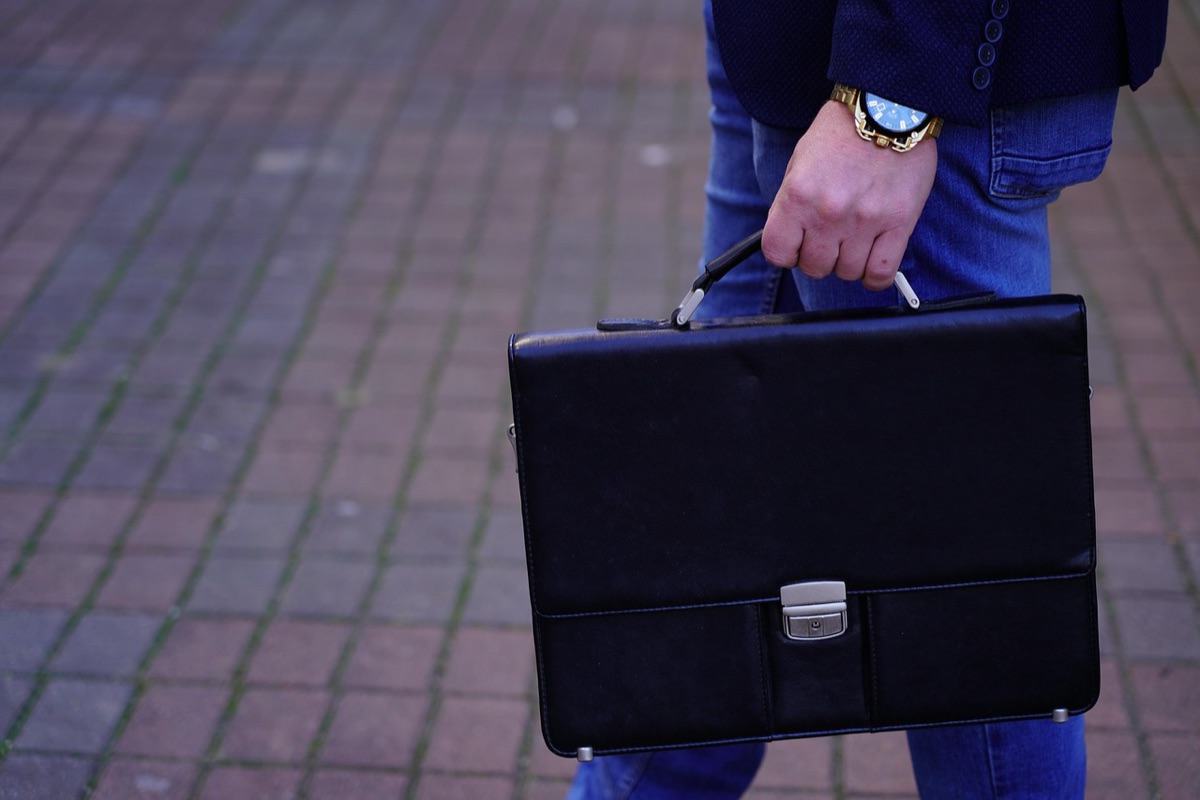 borsa in pelle lucida
