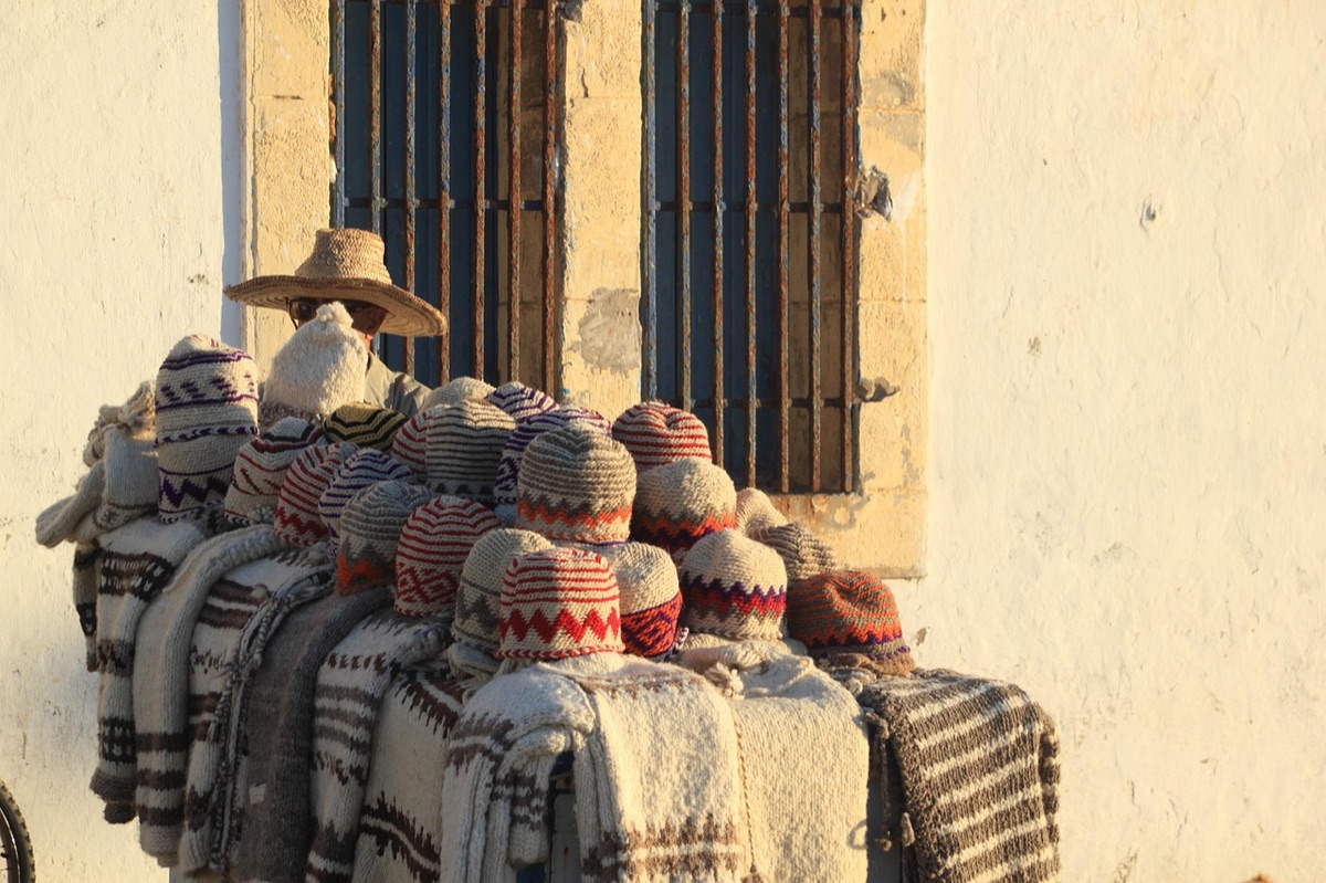 Vendedor de rua em Udybury