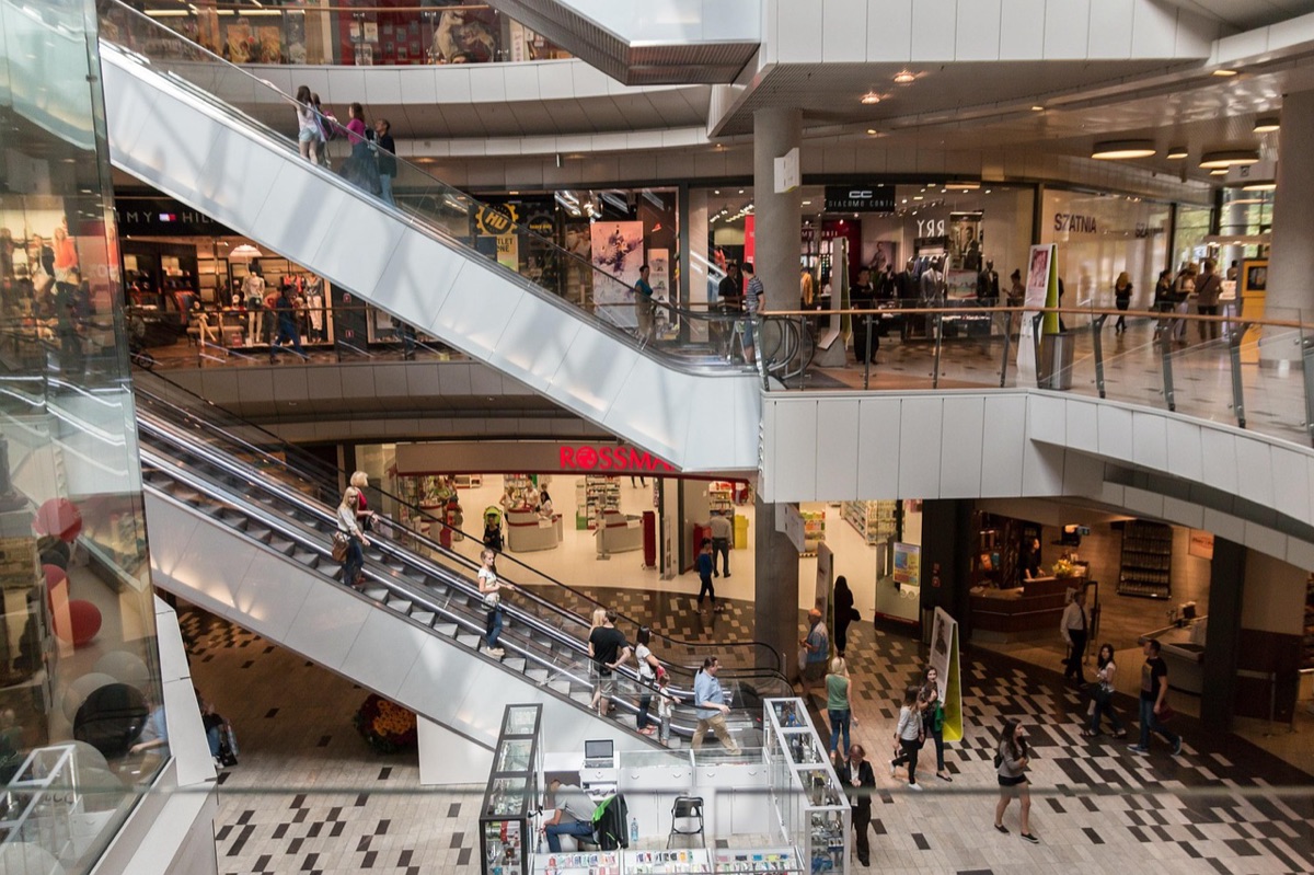  centro comercial exterior en Nueva York