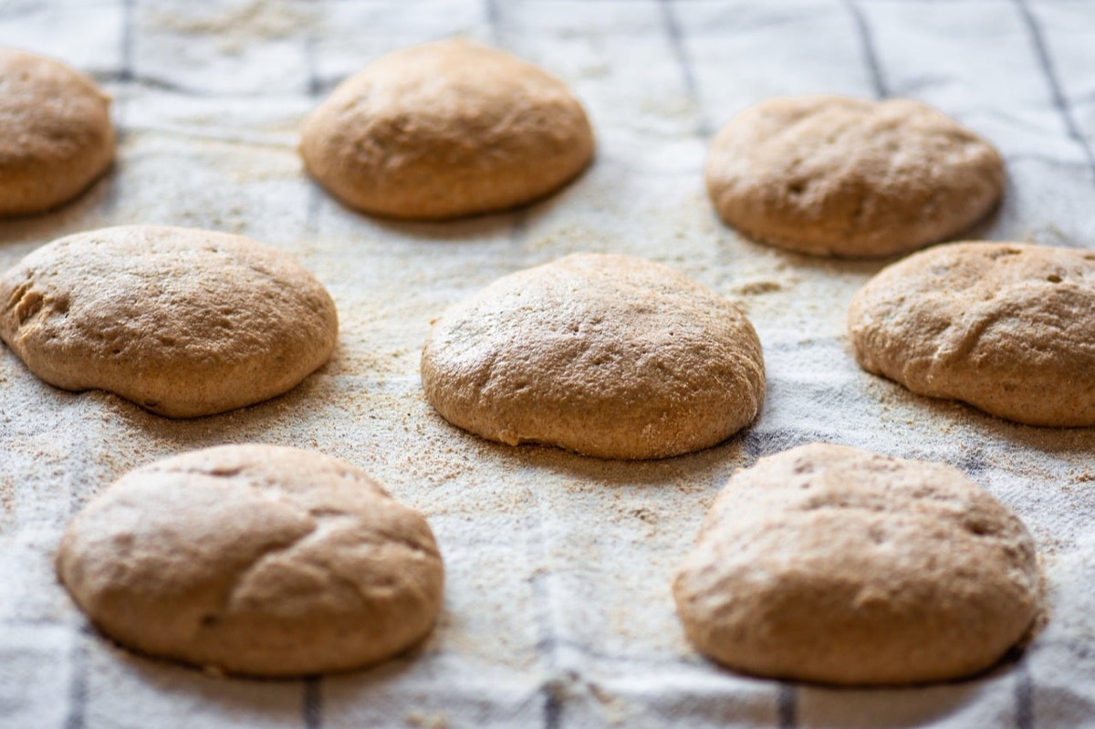 Erdiges Brot auf einer New Yorker Food Street